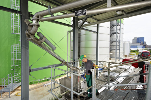 Transport Bioethanol mit Tanklastwagen.
Quelle: BDBe